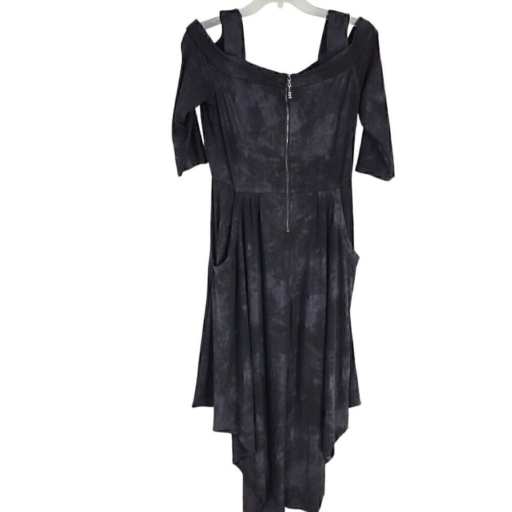 Goth Grunge Frank Lyman Whimsigoth Cold Shoulder Crop Jumpsuit Size 10